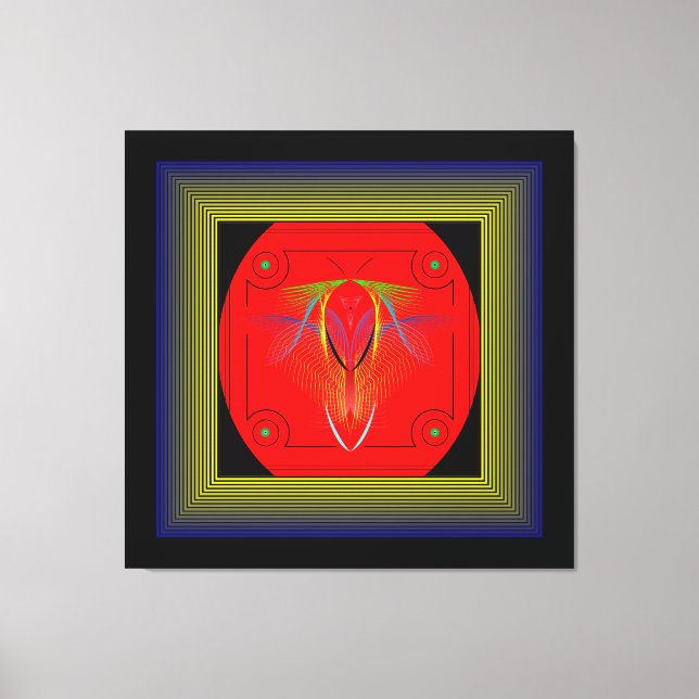 Impressão Em Tela O emissário de equilíbrio, beleza e força (Frente)