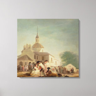 Impressão Em Tela O eremitério de San Isidro, Madrid, 1788