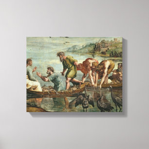 Impressão Em Tela O esboço miraculoso dos peixes (desenhos animados