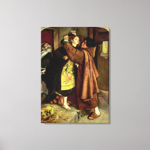 Impressão Em Tela O escape de um Heretic, 1559, 1857 (óleo em canva