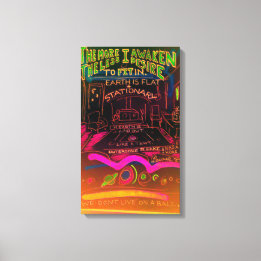 Impressão Em Tela o espaço externo é falso