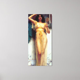 Impressão Em Tela O Espelho ~ John William Godward