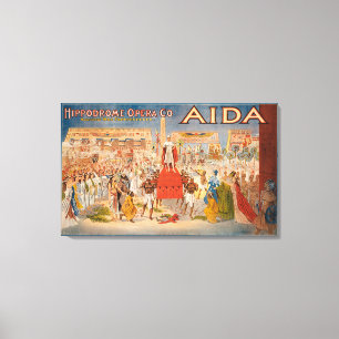 Impressão Em Tela O espetáculo Aida Theatration Poster