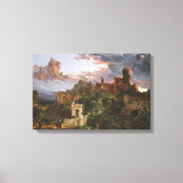 Impressão Em Tela O Espírito da Guerra (Batalha num Castelo Medieval