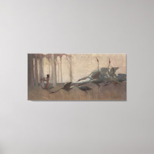 Impressão Em Tela O Espírito das Placas Sydney Long Mythology