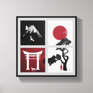 Impressão Em Tela O Espírito Japonês Pintura por Alfred Fox