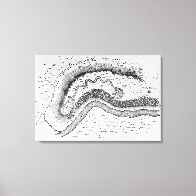 Impressão Em Tela O Excelente Serpente Mound (Frente)