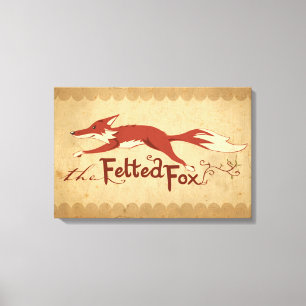 Impressão Em Tela O Fox de Felted