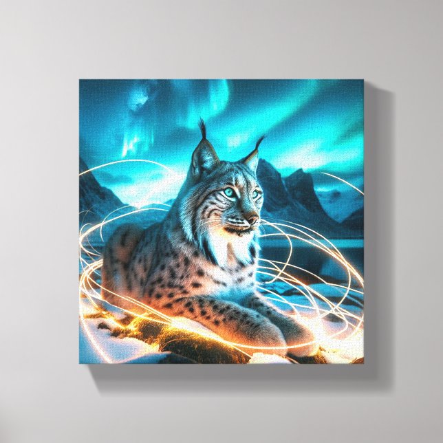 Impressão Em Tela O Gato Selvagem E A Luz 2 (Frente)