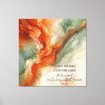 O GIVE THANKS UNTO THE LORD |Thanksgiving Gift
