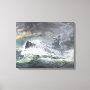 Impressão Em Tela O Graf Spee entra Oceano Índico o 3 de novembro