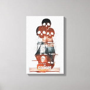 Impressão Em Tela O Gráfico Silhuette do Navio Pirata dos Goonies
