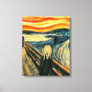 Impressão Em Tela O Gritar de Edvard Munch