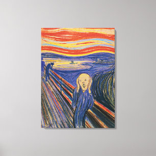 Impressão Em Tela O gritar Edvard Munch (pastel 1895) de alta
