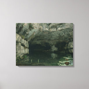 Impressão Em Tela O Grotto do Loue, 1864