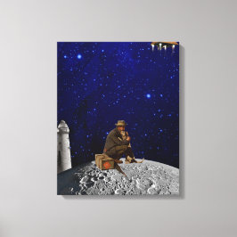 Impressão Em Tela O guarda do farol voltou para casa