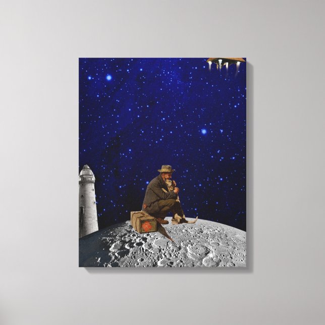 Impressão Em Tela O guarda do farol voltou para casa (Frente)