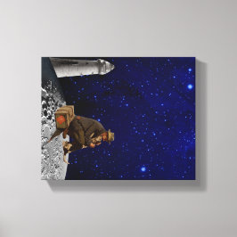 Impressão Em Tela O guarda do farol voltou para casa