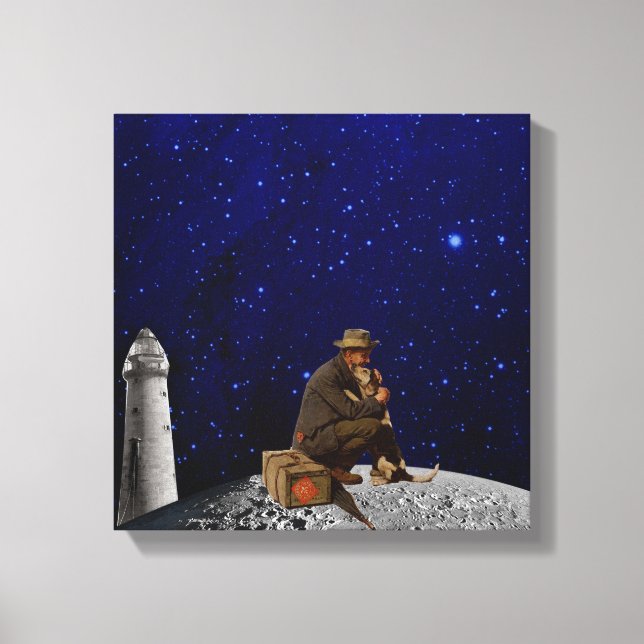 Impressão Em Tela O guarda do farol voltou para casa (Frente)