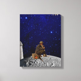 Impressão Em Tela O guarda do farol voltou para casa