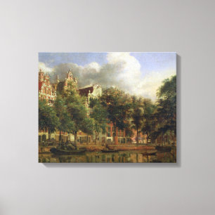 Impressão Em Tela O Herengracht, Amsterdão (óleo no painel)