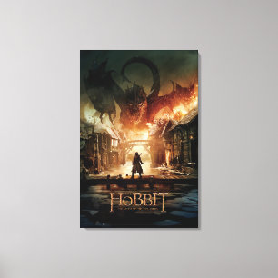 Impressão Em Tela O Hobbit - Poster de Filme Laketown