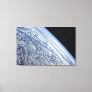 Impressão Em Tela O horizonte da terra contra a obscuridade do
