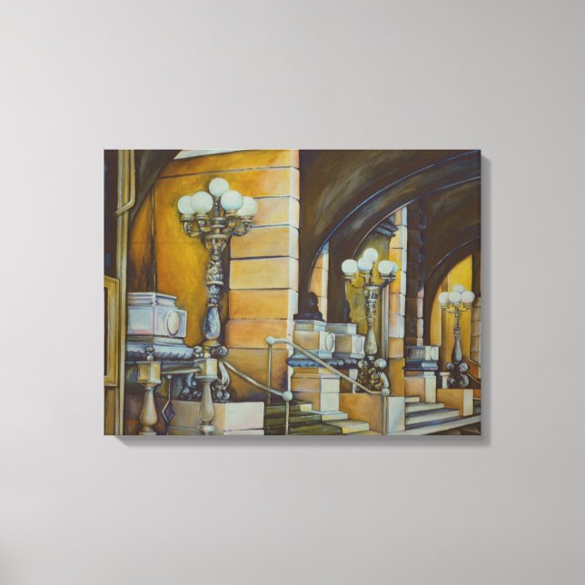 Impressão Em Tela O Hotel Plaza, Nova Iorque (Frente)