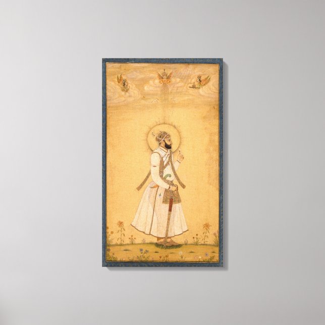 Impressão Em Tela O Imperador Farrukhsiyar (1683-1719) do Larg (Frente)