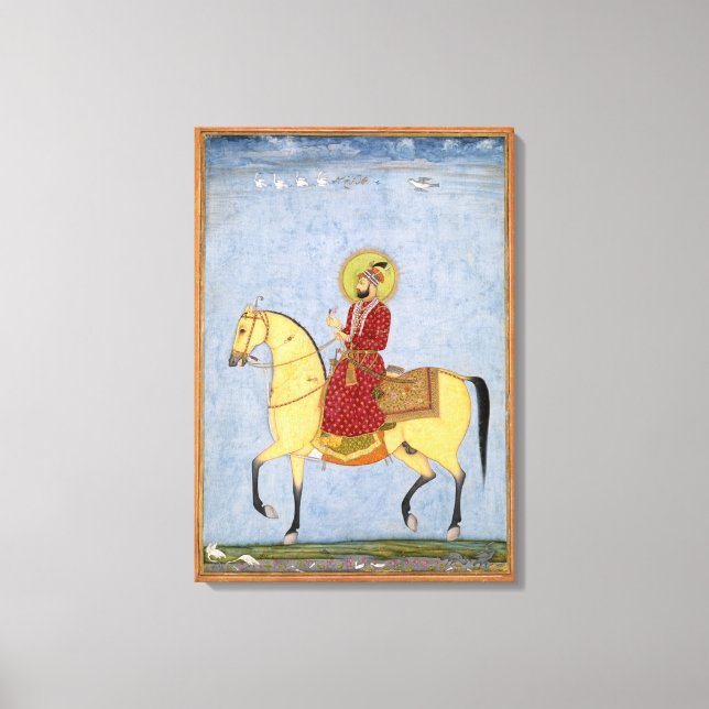 Impressão Em Tela O Imperador Mughal Farrukhsiyar (1683-1719) (r.171 (Frente)