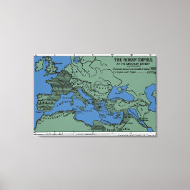 Impressão Em Tela O Império Romano Em Sua Maior Extensão