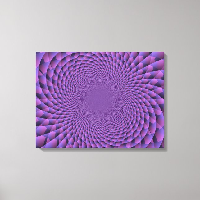 Impressão Em Tela O Infinito É Roxo (Frente)