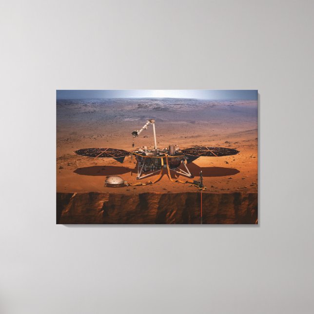 Impressão Em Tela O Insight Lander (Frente)