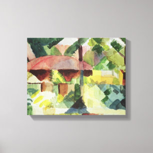 Impressão Em Tela O jardim, 1914 (w/c no papel)