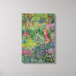 Impressão Em Tela O Jardim de Íris em Giverny por Claude Monet