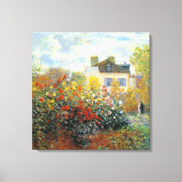 Impressão Em Tela O Jardim do Monet na Argenteuil Fine Art