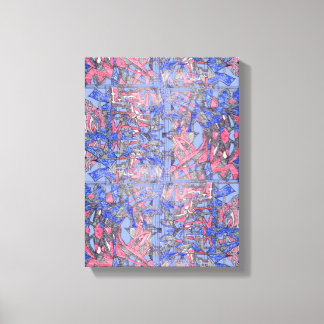 Impressão Em Tela O Jardim Flutuante Peça Abstrata Contemporânea