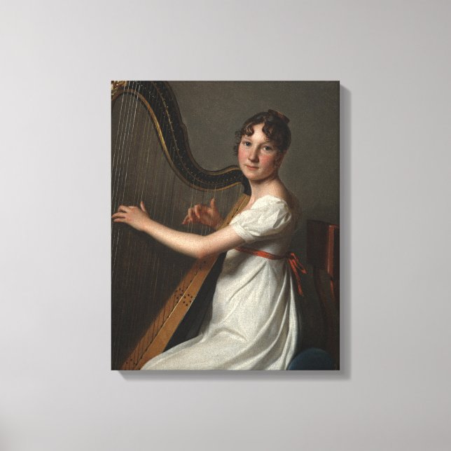 Impressão Em Tela O Jovem Harpist | 1804-1806 (Frente)