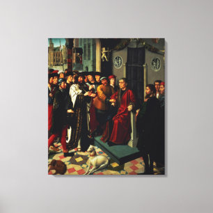 Impressão Em Tela O julgamento de Cambyses, 1498