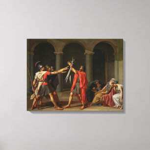 Impressão Em Tela O juramento de Horatii, 1784