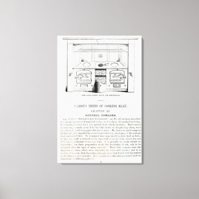 Impressão Em Tela O Leamington Stove, ou Kitchener (Frente)