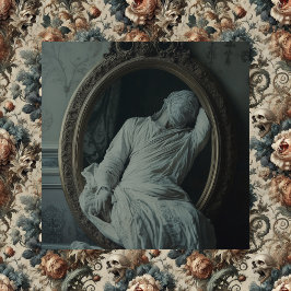 Impressão Em Tela O Luto Depois – Arte Gótica Vitoriana em Tela