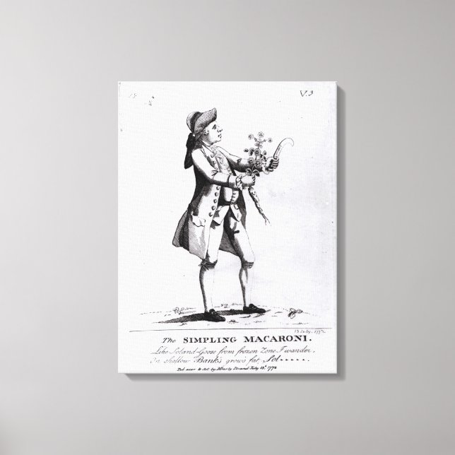 Impressão Em Tela O Macaroni Simplificador (Frente)