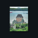 Impressão Em Tela O magnífico Chateau Frontenac, em Quebec<br><div class="desc">O magnífico Chateau Frontenac na cidade de Quebec como uma tela</div>