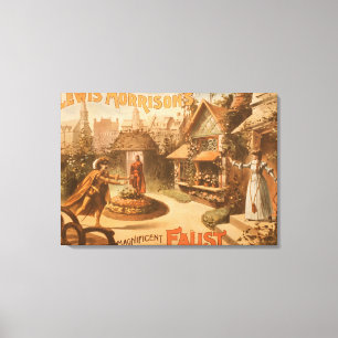 Impressão Em Tela O Magnífico Teatro Fausto de Lewis Morrison