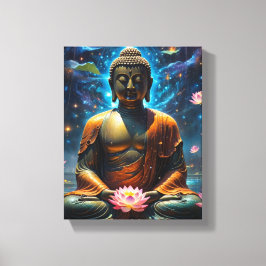 Impressão Em Tela O Mestre Buda Ascendido