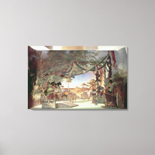 Impressão Em Tela O modelo do palco para a ópera 'morre