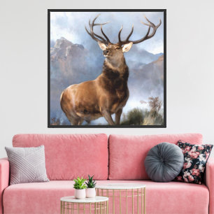 Impressão Em Tela O Monarca do Glen por Sir Edwin Landseer