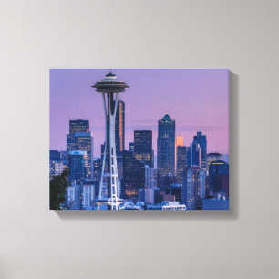 Impressão Em Tela O Monte Rainier no fundo