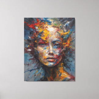 Impressão Em Tela O Multiverso na Sua Cabeça